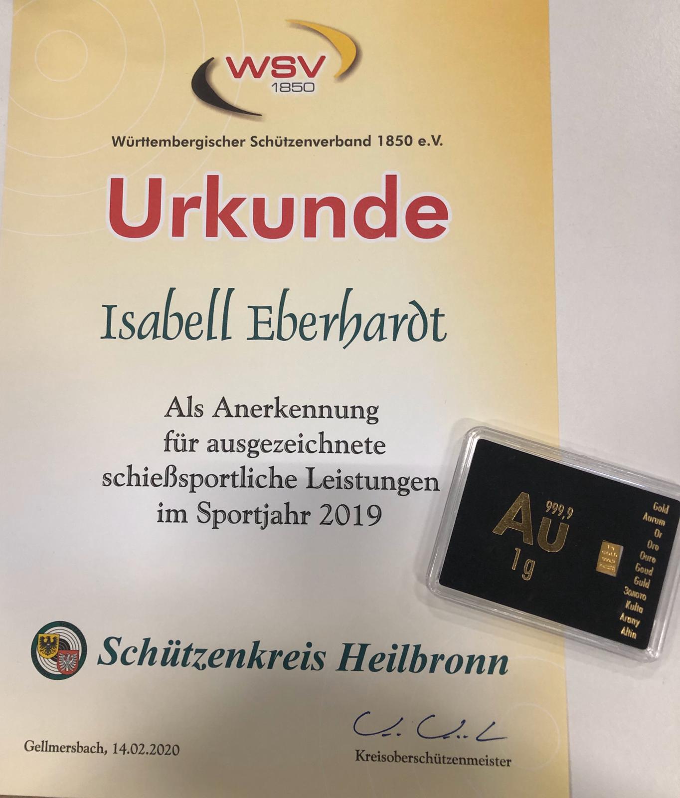 05 2020 Urkunde Preis WSV